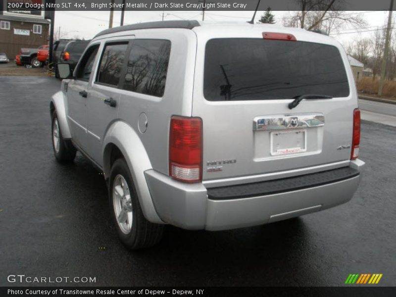 Bright Silver Metallic / Dark Slate Gray/Light Slate Gray 2007 Dodge Nitro SLT 4x4