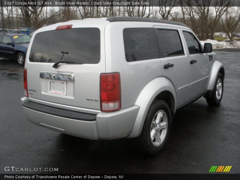 Bright Silver Metallic / Dark Slate Gray/Light Slate Gray 2007 Dodge Nitro SLT 4x4