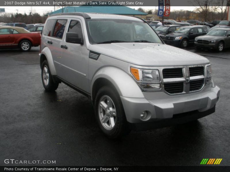 Bright Silver Metallic / Dark Slate Gray/Light Slate Gray 2007 Dodge Nitro SLT 4x4