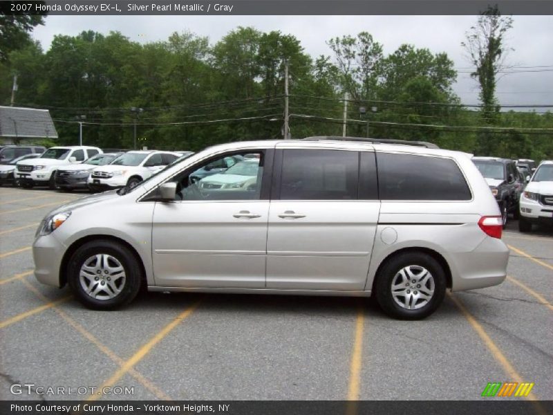 Silver Pearl Metallic / Gray 2007 Honda Odyssey EX-L