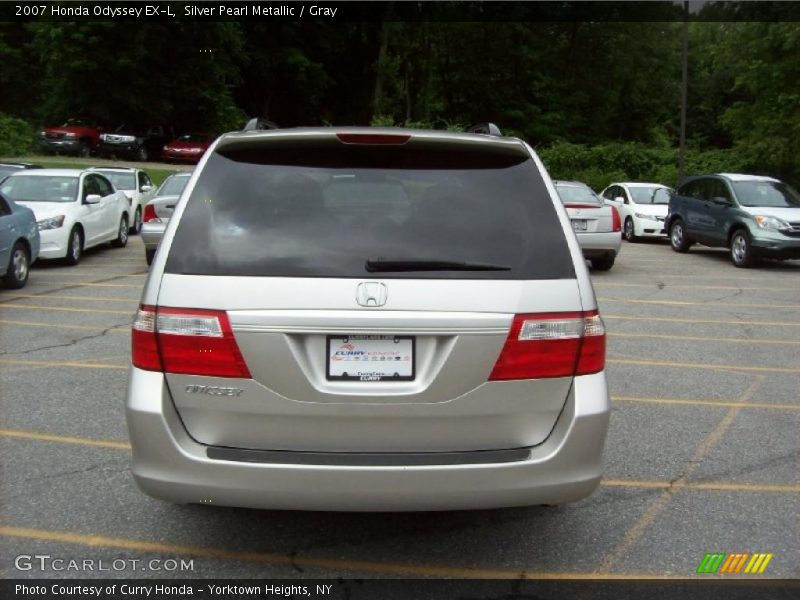 Silver Pearl Metallic / Gray 2007 Honda Odyssey EX-L