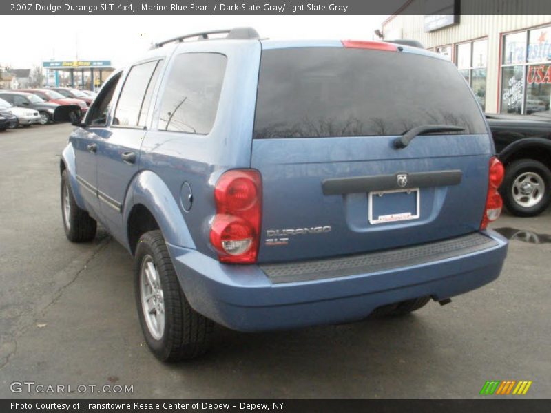 Marine Blue Pearl / Dark Slate Gray/Light Slate Gray 2007 Dodge Durango SLT 4x4
