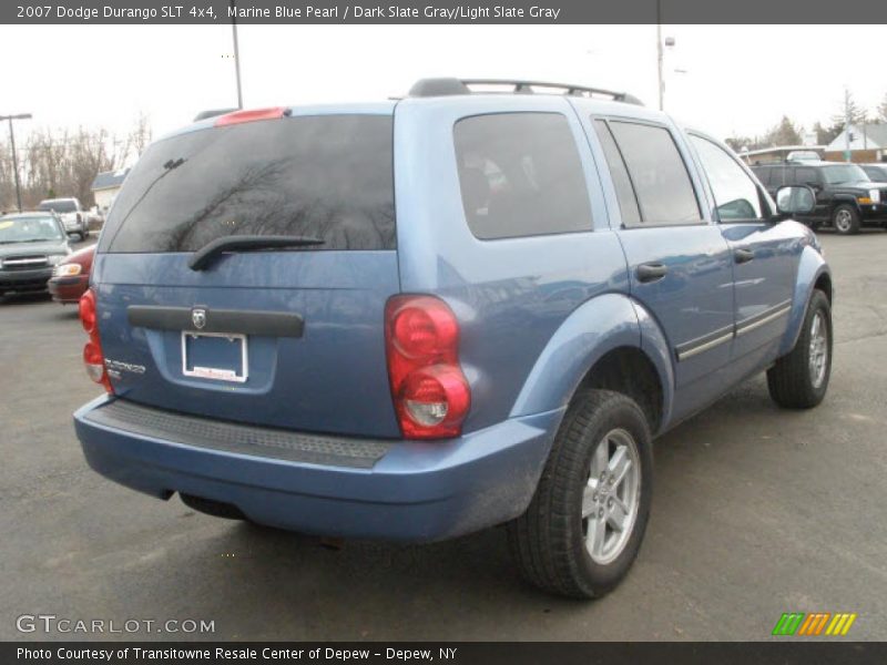 Marine Blue Pearl / Dark Slate Gray/Light Slate Gray 2007 Dodge Durango SLT 4x4