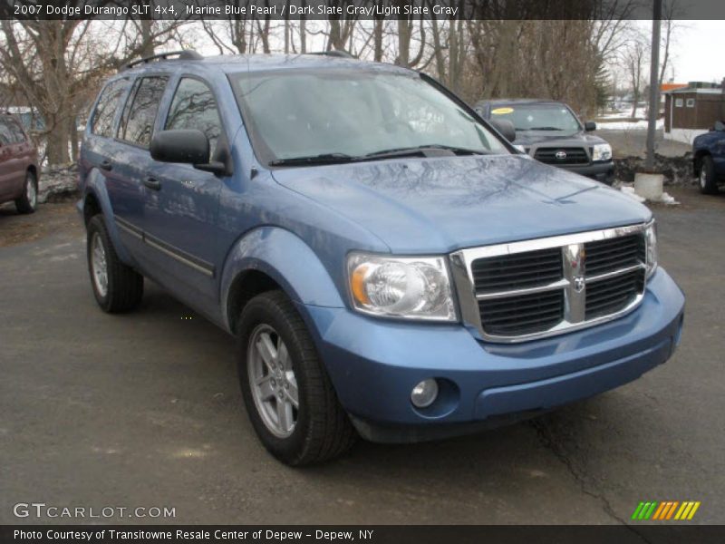 Marine Blue Pearl / Dark Slate Gray/Light Slate Gray 2007 Dodge Durango SLT 4x4