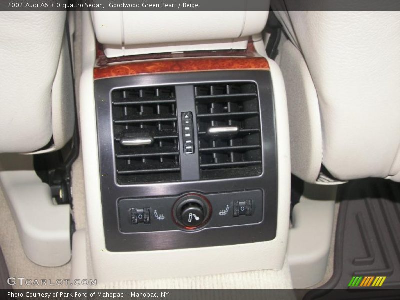 Goodwood Green Pearl / Beige 2002 Audi A6 3.0 quattro Sedan
