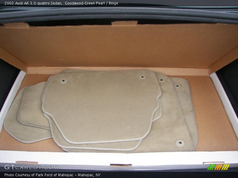 Goodwood Green Pearl / Beige 2002 Audi A6 3.0 quattro Sedan