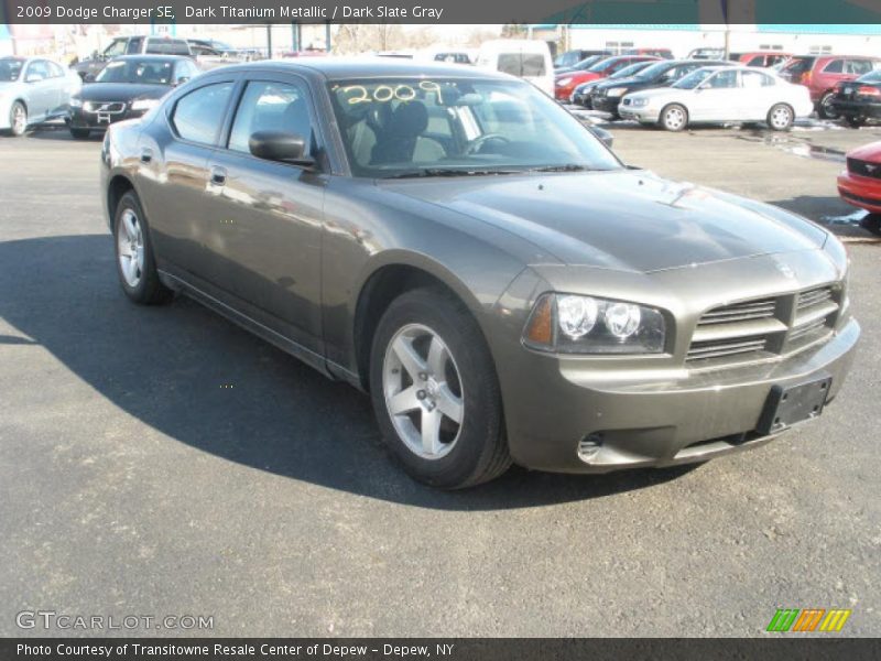 Dark Titanium Metallic / Dark Slate Gray 2009 Dodge Charger SE
