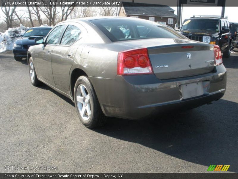 Dark Titanium Metallic / Dark Slate Gray 2009 Dodge Charger SE
