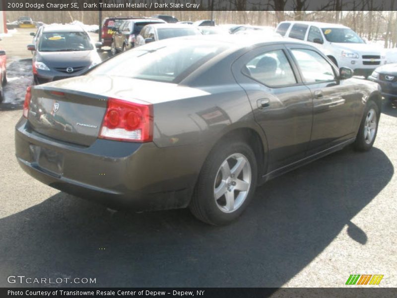 Dark Titanium Metallic / Dark Slate Gray 2009 Dodge Charger SE