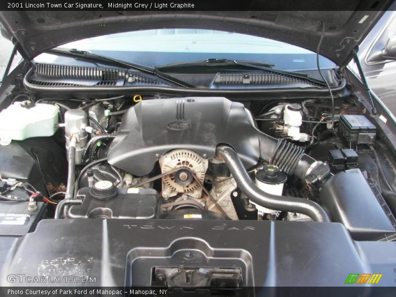 Midnight Grey / Light Graphite 2001 Lincoln Town Car Signature