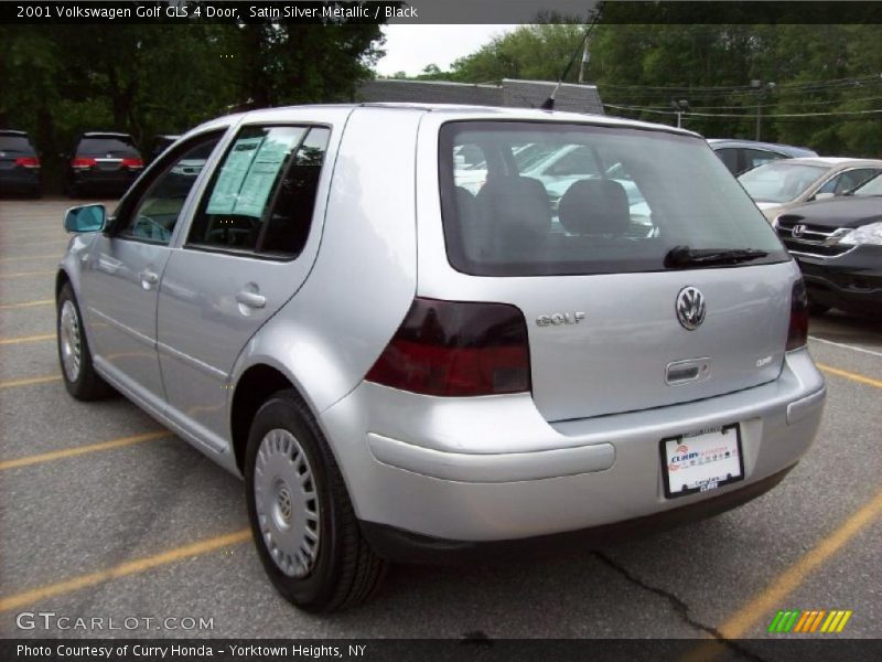 Satin Silver Metallic / Black 2001 Volkswagen Golf GLS 4 Door