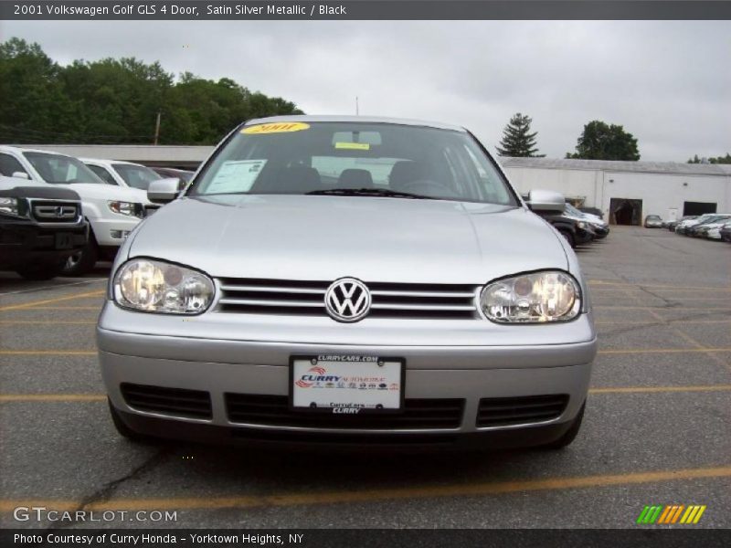 Satin Silver Metallic / Black 2001 Volkswagen Golf GLS 4 Door