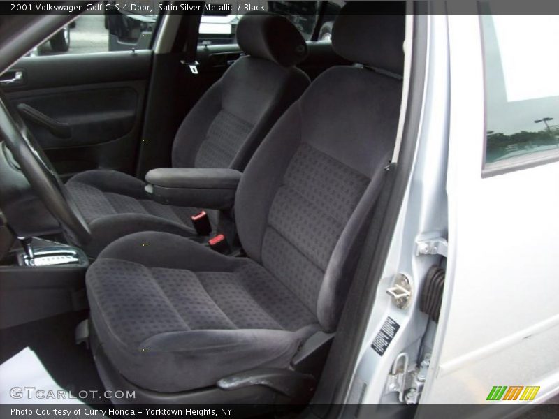 Satin Silver Metallic / Black 2001 Volkswagen Golf GLS 4 Door