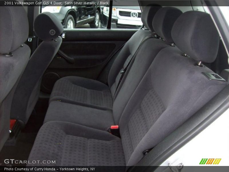 Satin Silver Metallic / Black 2001 Volkswagen Golf GLS 4 Door