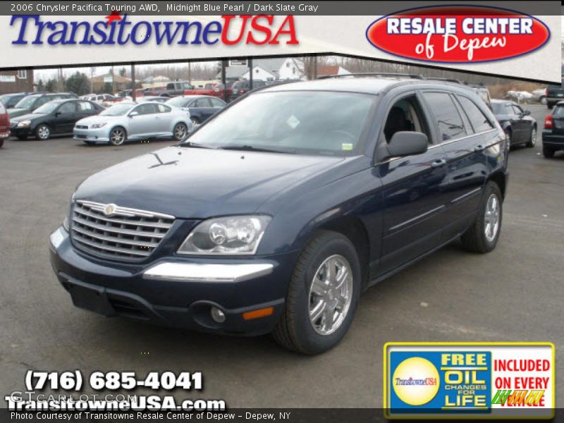 Midnight Blue Pearl / Dark Slate Gray 2006 Chrysler Pacifica Touring AWD