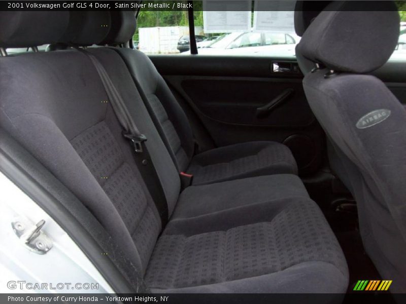 Satin Silver Metallic / Black 2001 Volkswagen Golf GLS 4 Door