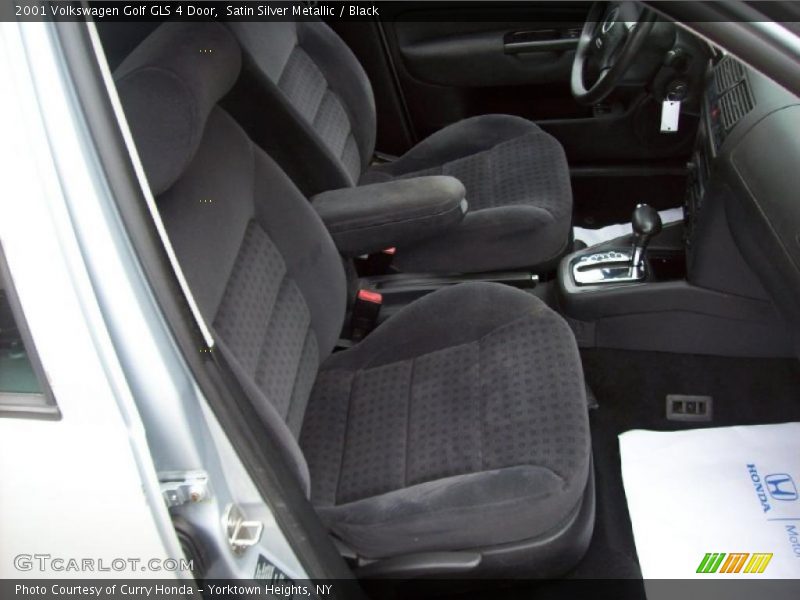 Satin Silver Metallic / Black 2001 Volkswagen Golf GLS 4 Door