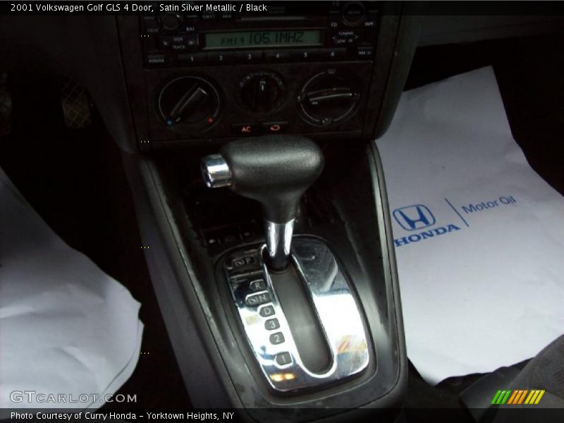 Satin Silver Metallic / Black 2001 Volkswagen Golf GLS 4 Door