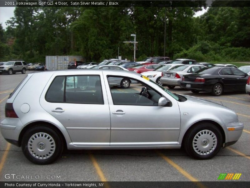 Satin Silver Metallic / Black 2001 Volkswagen Golf GLS 4 Door