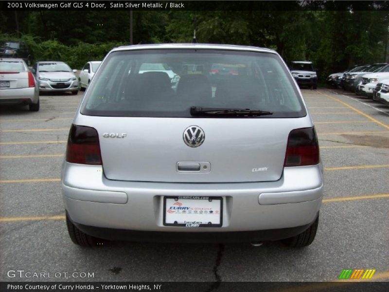 Satin Silver Metallic / Black 2001 Volkswagen Golf GLS 4 Door