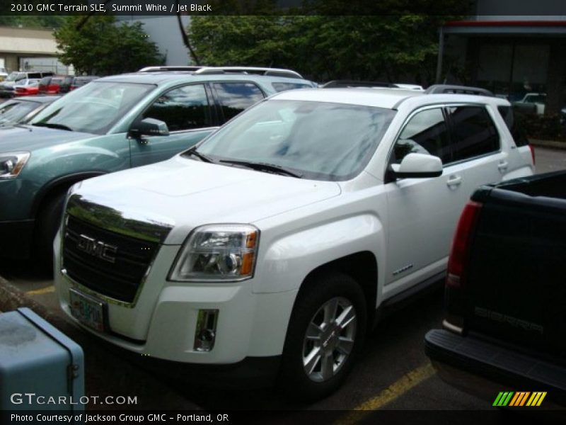 Summit White / Jet Black 2010 GMC Terrain SLE