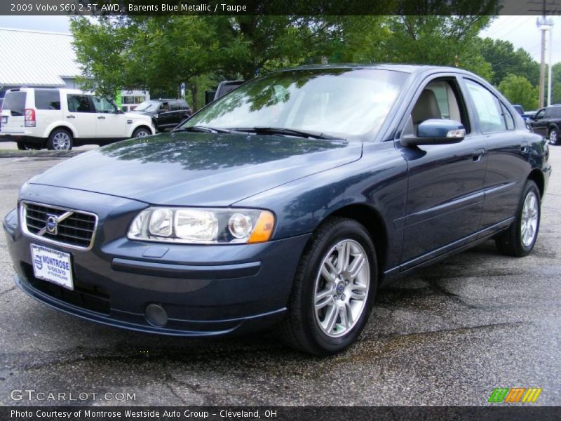 Barents Blue Metallic / Taupe 2009 Volvo S60 2.5T AWD