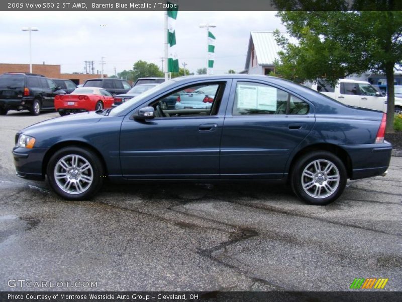 Barents Blue Metallic / Taupe 2009 Volvo S60 2.5T AWD