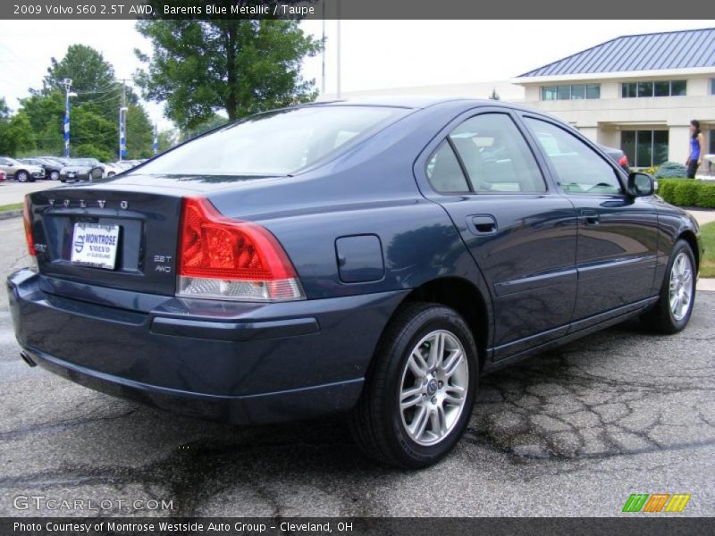 Barents Blue Metallic / Taupe 2009 Volvo S60 2.5T AWD