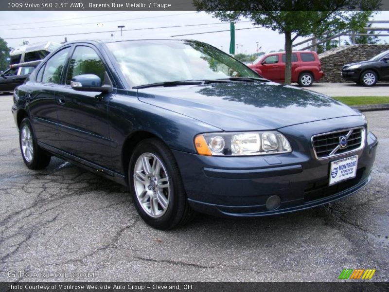 Barents Blue Metallic / Taupe 2009 Volvo S60 2.5T AWD