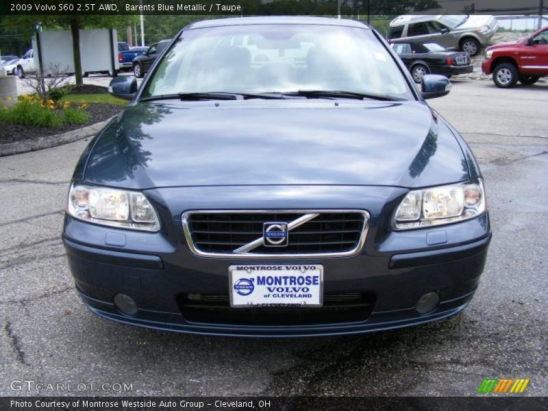 Barents Blue Metallic / Taupe 2009 Volvo S60 2.5T AWD