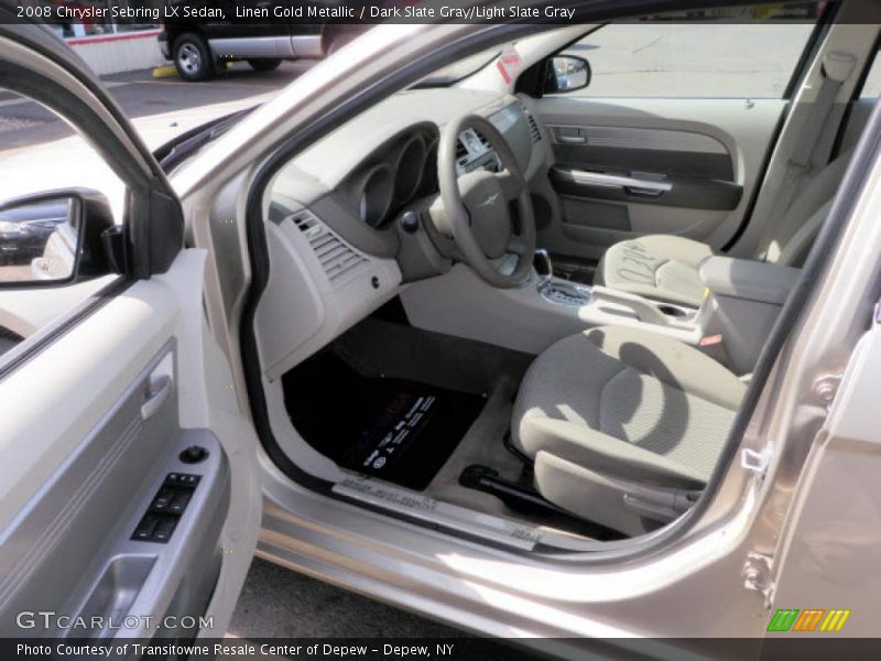 Linen Gold Metallic / Dark Slate Gray/Light Slate Gray 2008 Chrysler Sebring LX Sedan