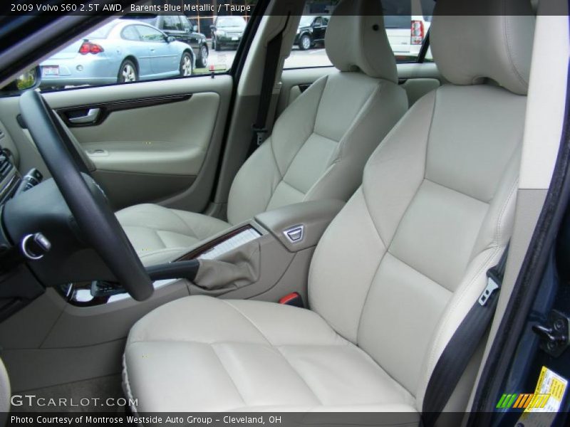 Barents Blue Metallic / Taupe 2009 Volvo S60 2.5T AWD