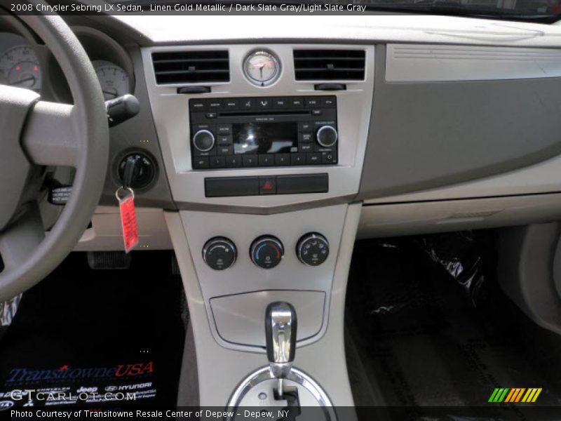 Linen Gold Metallic / Dark Slate Gray/Light Slate Gray 2008 Chrysler Sebring LX Sedan