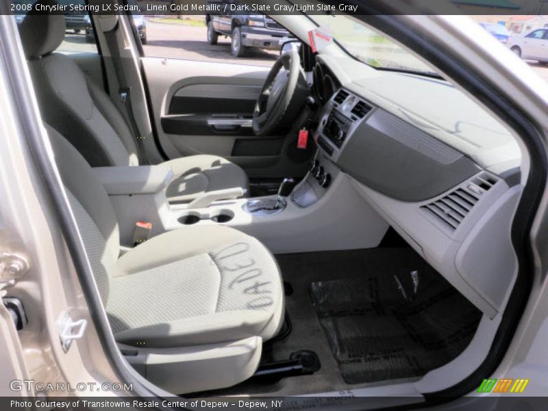 Linen Gold Metallic / Dark Slate Gray/Light Slate Gray 2008 Chrysler Sebring LX Sedan