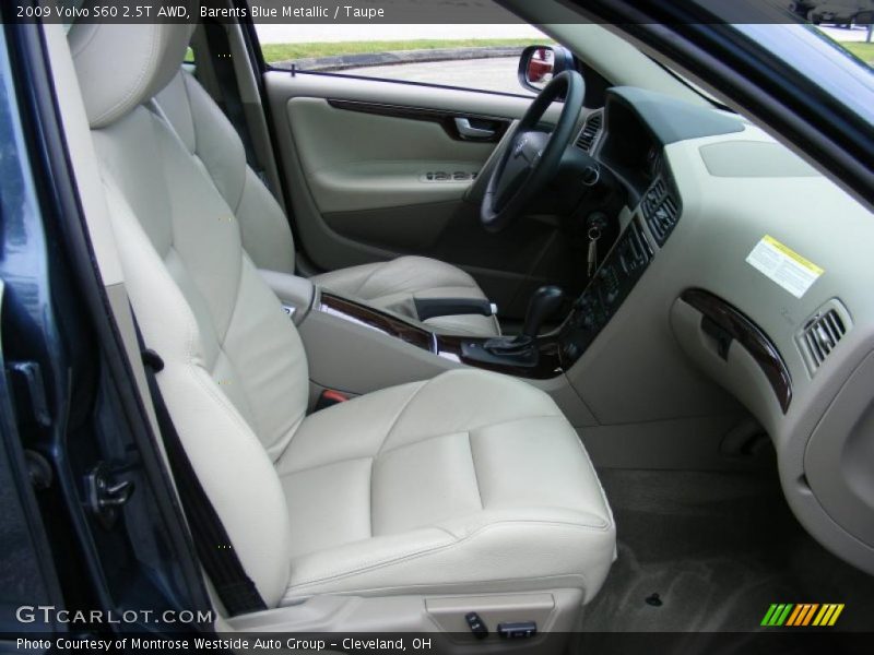 Barents Blue Metallic / Taupe 2009 Volvo S60 2.5T AWD