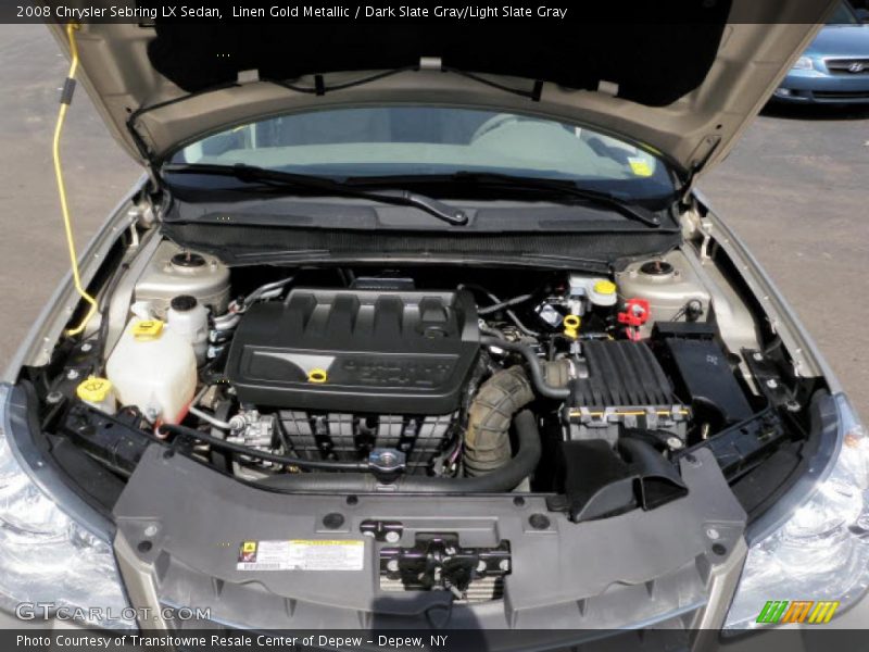 Linen Gold Metallic / Dark Slate Gray/Light Slate Gray 2008 Chrysler Sebring LX Sedan