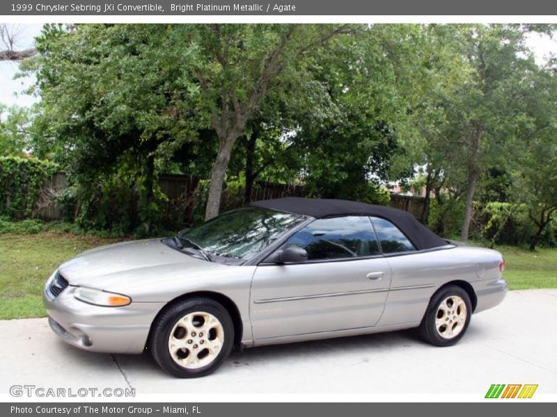 Bright Platinum Metallic / Agate 1999 Chrysler Sebring JXi Convertible