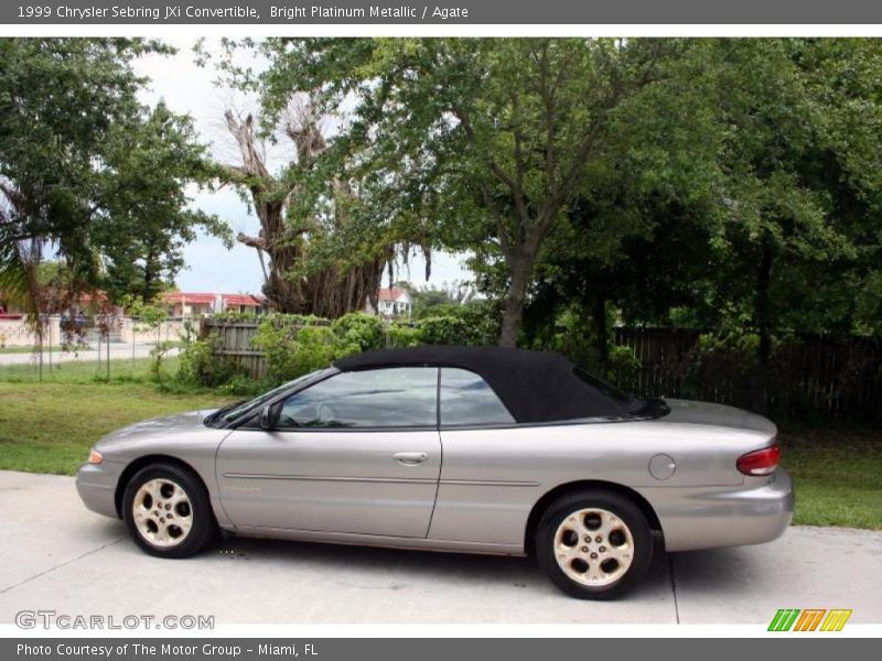 Bright Platinum Metallic / Agate 1999 Chrysler Sebring JXi Convertible