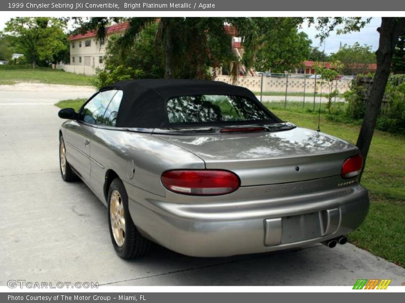 Bright Platinum Metallic / Agate 1999 Chrysler Sebring JXi Convertible