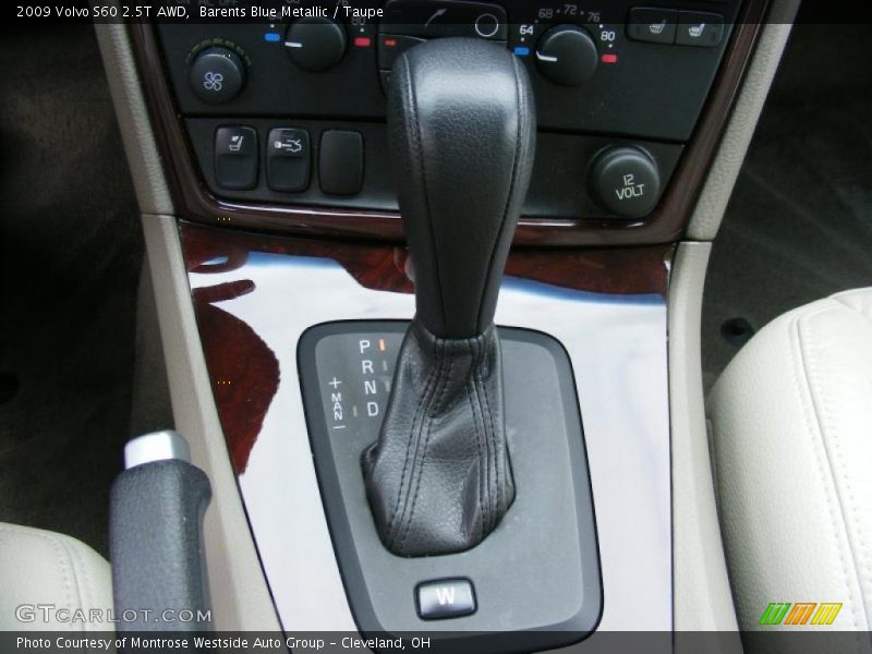 Barents Blue Metallic / Taupe 2009 Volvo S60 2.5T AWD