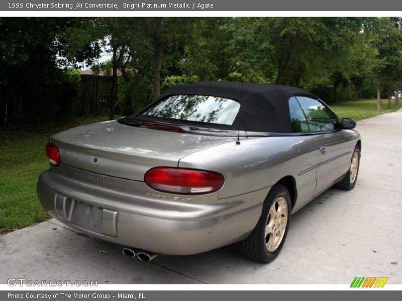 Bright Platinum Metallic / Agate 1999 Chrysler Sebring JXi Convertible