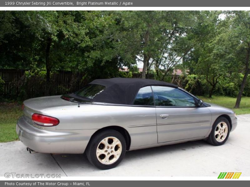 Bright Platinum Metallic / Agate 1999 Chrysler Sebring JXi Convertible