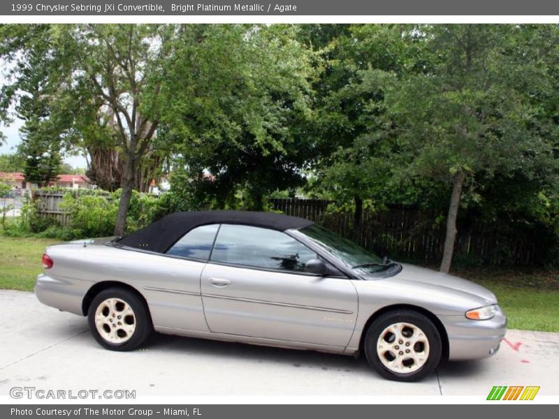 Bright Platinum Metallic / Agate 1999 Chrysler Sebring JXi Convertible