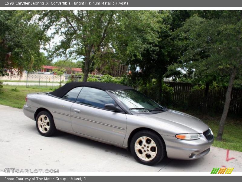 Bright Platinum Metallic / Agate 1999 Chrysler Sebring JXi Convertible