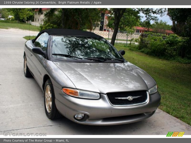 Bright Platinum Metallic / Agate 1999 Chrysler Sebring JXi Convertible