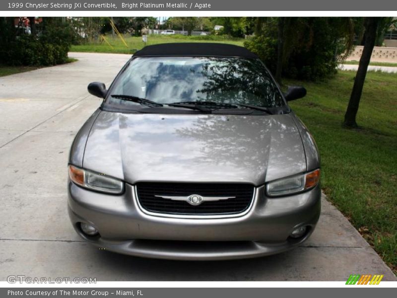 Bright Platinum Metallic / Agate 1999 Chrysler Sebring JXi Convertible