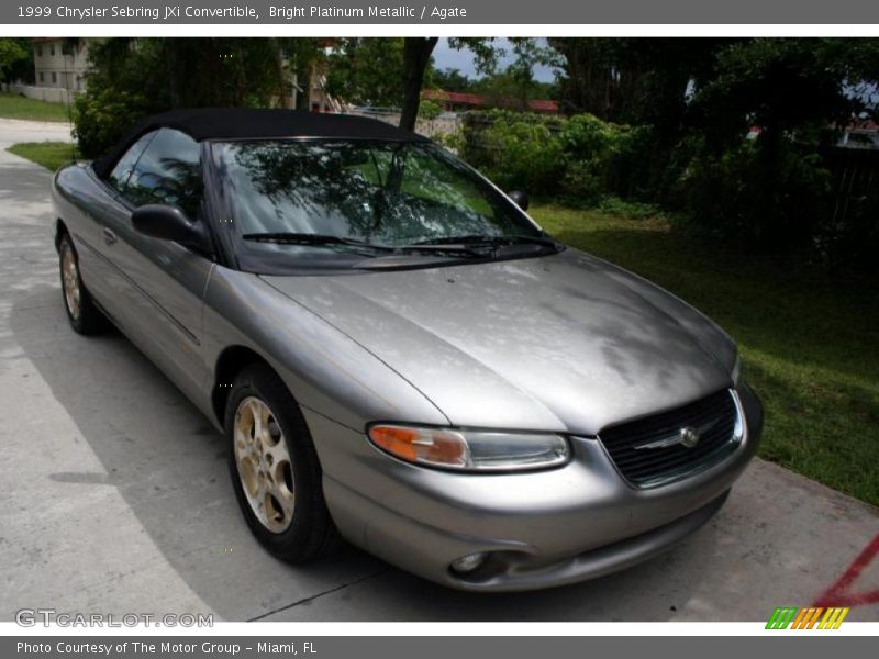Bright Platinum Metallic / Agate 1999 Chrysler Sebring JXi Convertible