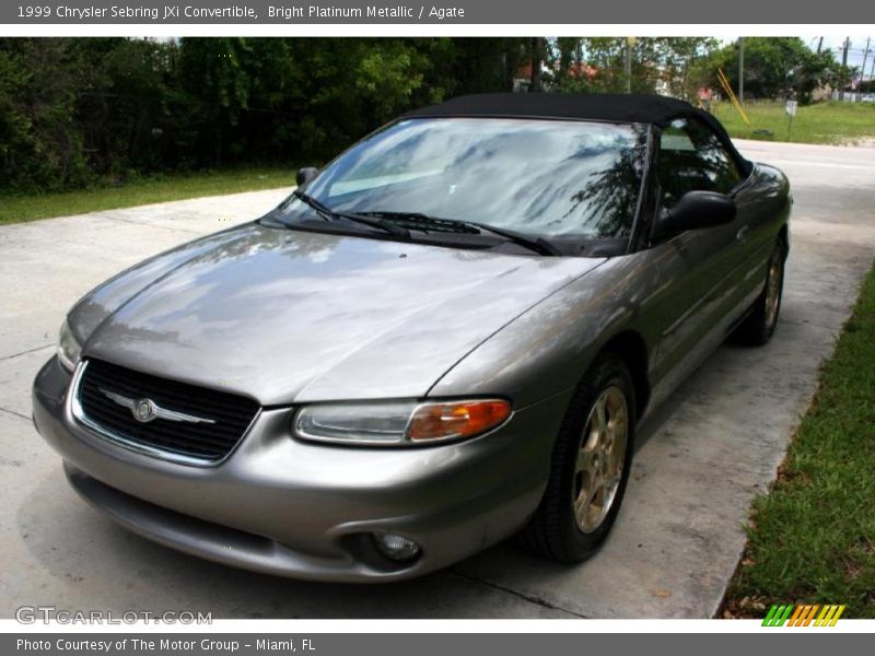 Bright Platinum Metallic / Agate 1999 Chrysler Sebring JXi Convertible