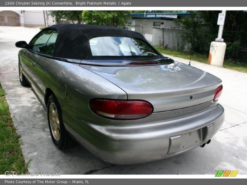 Bright Platinum Metallic / Agate 1999 Chrysler Sebring JXi Convertible