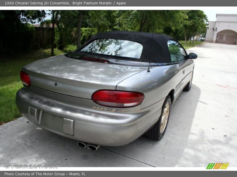Bright Platinum Metallic / Agate 1999 Chrysler Sebring JXi Convertible